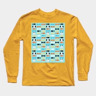 Mid Mod Pet Snacks Long Sleeve T-Shirt